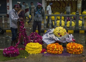 Early Morning Flower Market at Mysore1
